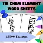 118-Chem-Element-Word-Sheets
